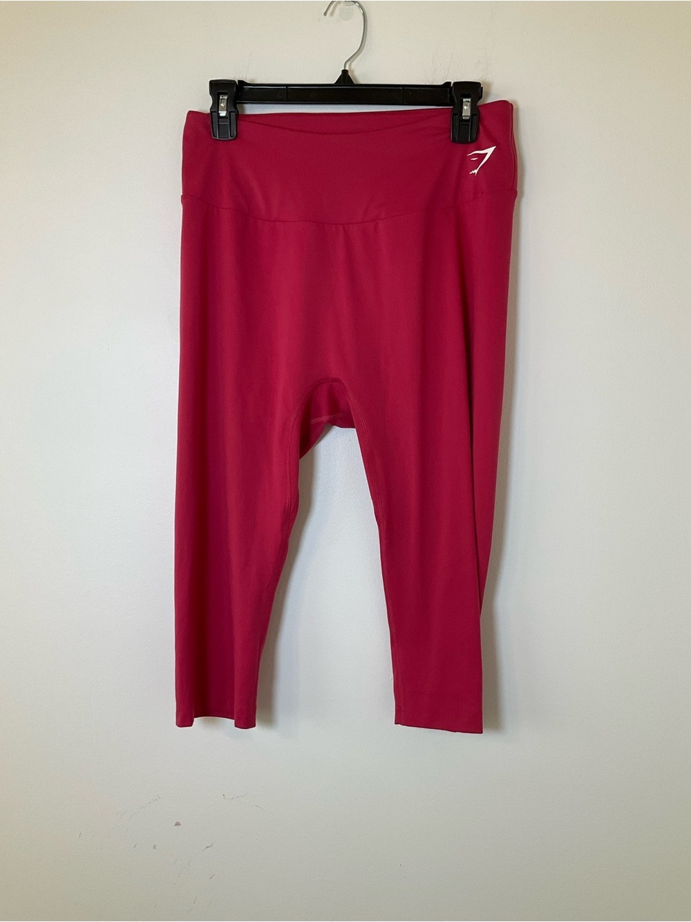 Gymshark Pink High Rise Cropped Leggings Capri Workout Pants